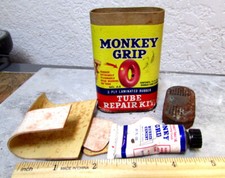 vintage Monkey Grip Tire Tube repair kit A-5, nice man cave decor item picture