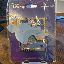 PALM Pink à la Mode Disney Royal Stamp Genie Aladdin Pin LE 500 picture