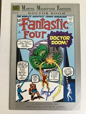 Marvel Milestone Edition: Fantastic Four #5 ROY THOMAS SIGNED (Marvel 1992) picture