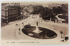 Vintage Dijon France Vue Generale de la Place Darcy Park Postcard P190 picture