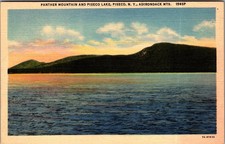 1947 Panther Mountain Piseco Lake Adirondack Mountains NY Linen Postcard picture