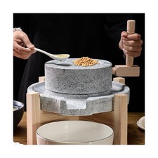 Natural Granite Stone Grain Mill – Handmade Stone Grinder & Mill for Dry & picture