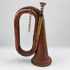 WWII British Army Mayers & Harrison Copper Brass Military Bugle Manchester picture