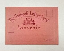 Pristine WWI The Gallipoli Letter Card Souvenir J.W. Rogers AIF - Unused NM picture