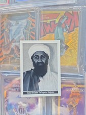 Topps The Investigation #19 Osama Bin Laden: The Suspected Ringleader 2002 Mint picture