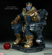 💎 THANOS ON THRONE 💎 SIDESHOW COLLECTIBLES 💎 AVENGERS 💎 MARVEL 💎 STATUE picture