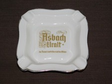VINTAGE TOBACCO ASBACH URALT  BRANDY THOMAS GERMANY CERAMIC ASHTRAY NEW NOS picture