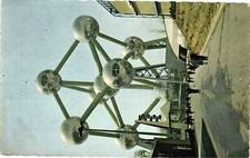 Vintage Postcard- Atomium Statue, Belgium UnPost 1960s picture