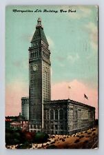 New York City NY-Metropolitan Life Building, Antique, Vintage c1910 Postcard picture
