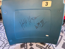 HULK HOGAN WM111 1987 Autographed Pontiac Silverdome Seatback with JSA Certicate picture