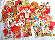 Great Lot of 30 Vintage Kids Valentines Fine Condition 40s-50s Some Mechanicals picture