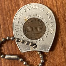 Vintage Advertising Lucky Penny Citizens Federal Savings Bad Axe,Sandusky, MI picture
