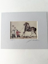 Vintage Yun Shan Lau Artist Signed Litho Print 155/200 Pre Owned  picture