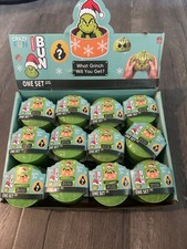 Squishy Bun Grinch Christmas Mystery Blind Pack Mini Dumplings 12pcs picture