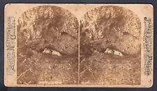 CANADA 1880s Stereoview Photo by Esson. View of Rocky Pass, Thunder Bay picture