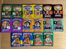 ⁠1986-1988 Topps Garbage Pail Kids Unopened Wax Pack Lot (16) Factory Sealed picture