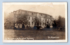 RPPC 1910. ST. MARTINS. MONASTERY OF PERPETUAL ROSARY. HALES CORNERS, WIS. JJ15 picture