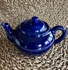 Teapot 18oz Vintage Cobalt Blue picture