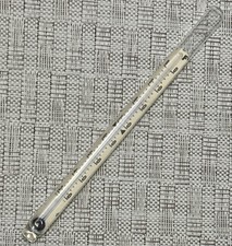VINTAGE ANSCO Stirring Rod Thermometer - Collectible Glass Stir Thermometer Tool picture