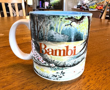 Vintage Walt Disney Company Bambi Ceramic Coffee Mug 12 Ounces Made In Japan picture