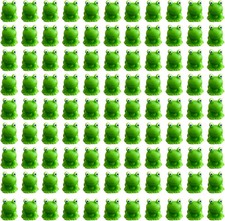 100 Pcs Mini Resin Frogs Miniature Figurines Frog Mini Plastic Frogs Bulk Tiny F picture