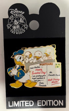 WDW 2004 Disney Donald Duck Sweetest Day Postcard Pin LE 2000 3D CARDED picture