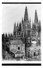 Burgos Spain Cathedral View Standard Postcard COPY RPPC picture