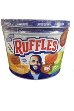 NEW SEALED Collectible Lebron James Ruffles Potato Chip Tin 3 Bags Ltd Edition picture