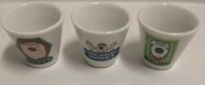 Family Guy FREAKIN SWEET PETER BRIAN 3 Miniature Porcelain Shot Cups FOX 2005 picture