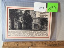 Antique 1927 Louisville KY Mental Sanatorium Narcotic Asylum Picture Ad History picture