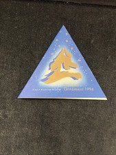New in Opened Box Swarovski Crystal 1994 Annual Christmas Holiday Ornament picture