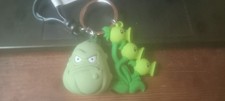 Plants Vs Zombies Series Figural Bag Clip 3 Inch Squash and Threepeater picture