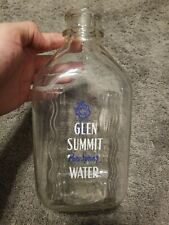 Glen Summit Pure Spring Water GLASS Half Gallon Bottle MOUNTAIN TOP PENNSYLVANIA picture
