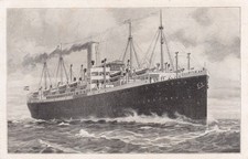 1926 Postcard German Reich Bremen North German Lloyd Steamer Panorama Stamp picture