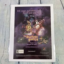 2006 Neopets Darkest Faerie PlayStation Game Print Ad Magazine Comic Paper Art picture