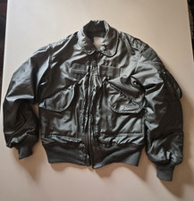 Vintage Avirex CWU-45/P Military Flight Jacket Green Small 34-36 picture