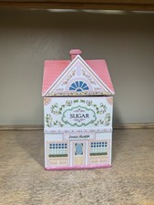 Lenox Spice Village Sugar Canister House Sweet Shoppe 1990 Cottagecore Victorian picture