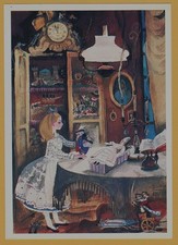 1978 Christmas Fairy Tale Nutcracker Girl Playing with Toy Soviet Art Postcard picture