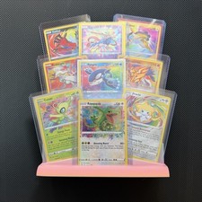Pokemon Amazing Rare COMPLETE 9 Card Set [ VV & SF] Near Mint w/ Rainbow Stand picture
