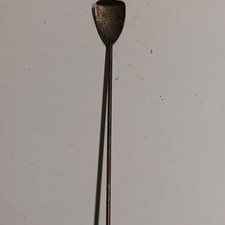Vtg 1950s NAPIER Silver Plate Deco Cocktail Muddler Spoon picture