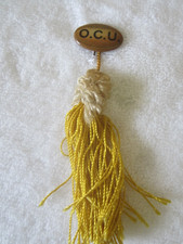 Antique Whitehead & Hoag Metal Football Shape Pin/Award Oklahoma City University picture