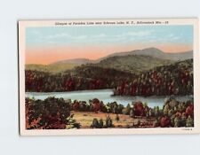 Postcard Glimpse of Paradox Lake, Adirondack Mountains, New York picture