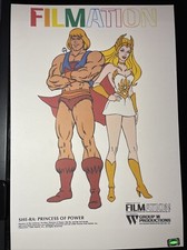SHE-RA Animation Art Poster Print Vintage tv Show 80’s Show He-man FILMATION picture