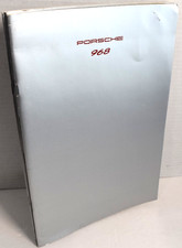 Vintage 1992 Porsche 968 Dealer Sales Brochure W/Spec Sheets *GOOD* picture