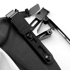 Black Stainless Steel Hip Clip for Kydex Knife Sheath and Holster picture