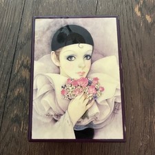 Pierrot Love Mira Fujita Schmid 1981 Vintage lacquer musical jewelry box picture