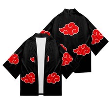 Naruto Anime Cloud Kimono Cosplay Wafuku 3D Printing Yukata Men Cardigan Clothin picture