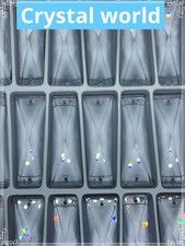 36pcs 51mm Asfour Parts Coffin Baguette Crystal Chandelier Prisms 1 Hole Drops picture