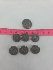 Vintage Christian Dior Designer Buttons 1 pc 21 mm + 6 pc 15 mm picture