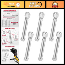 6PCS Mini Excavator Pins 0.98in/25mm with Nut for Bucket, Auger, Ripper & Thumb picture